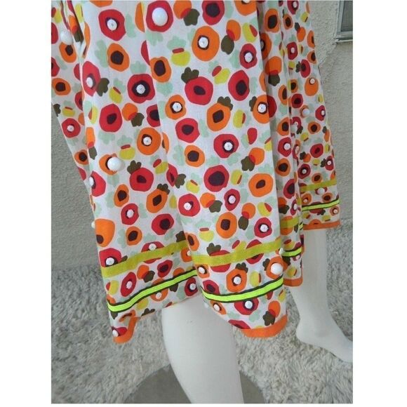 ISABELA CAPETO Dress Orange Beaded Halter Vacation Sundress Criss- Cross Small - Picture 6 of 8